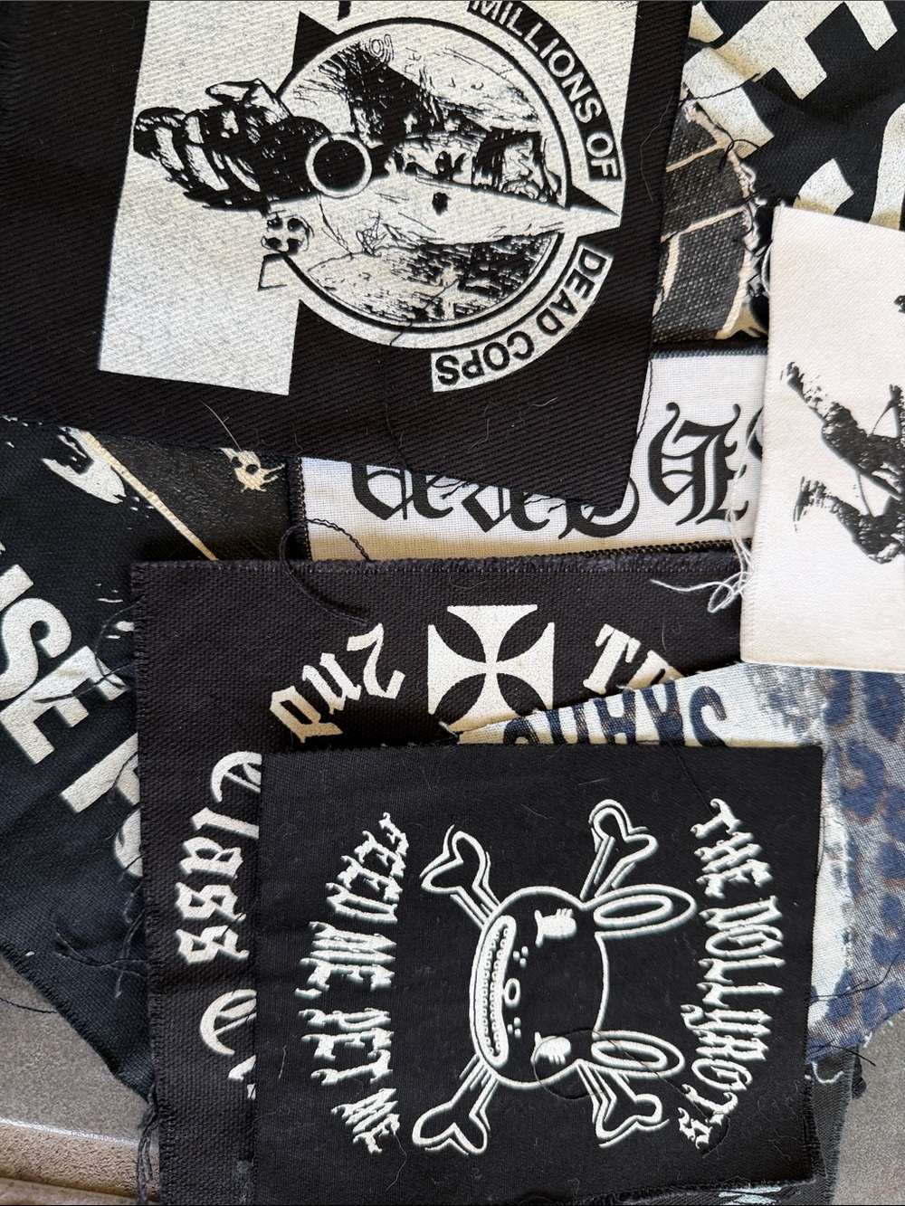 Various punk band band patches Vice Squad, Blitz, Crass, Rancid, MDC, Blatz - Picture 3 of 3